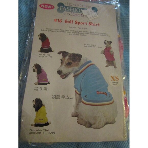 Fashion Pet Other - Fashion Pet Dog Puppy Golf Sport Shirt Pink Extra Small XS